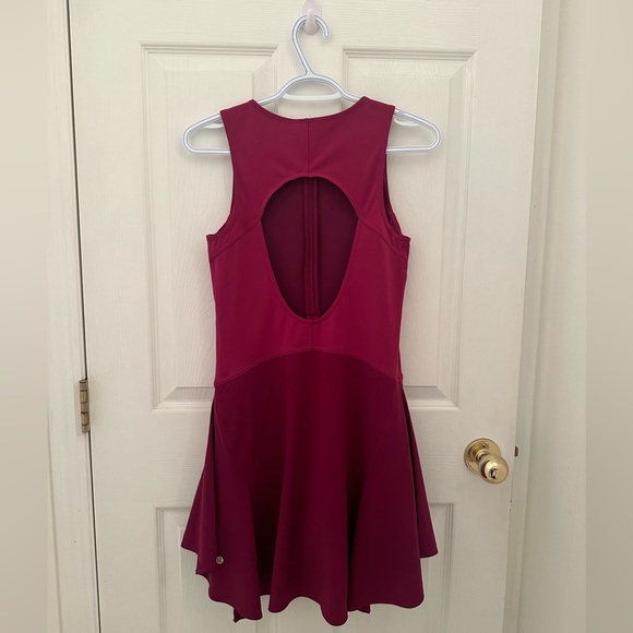 Lululemon Everlux Short-Lined Tennis Tank Dress Magenta Purple - Picture 2 of 2